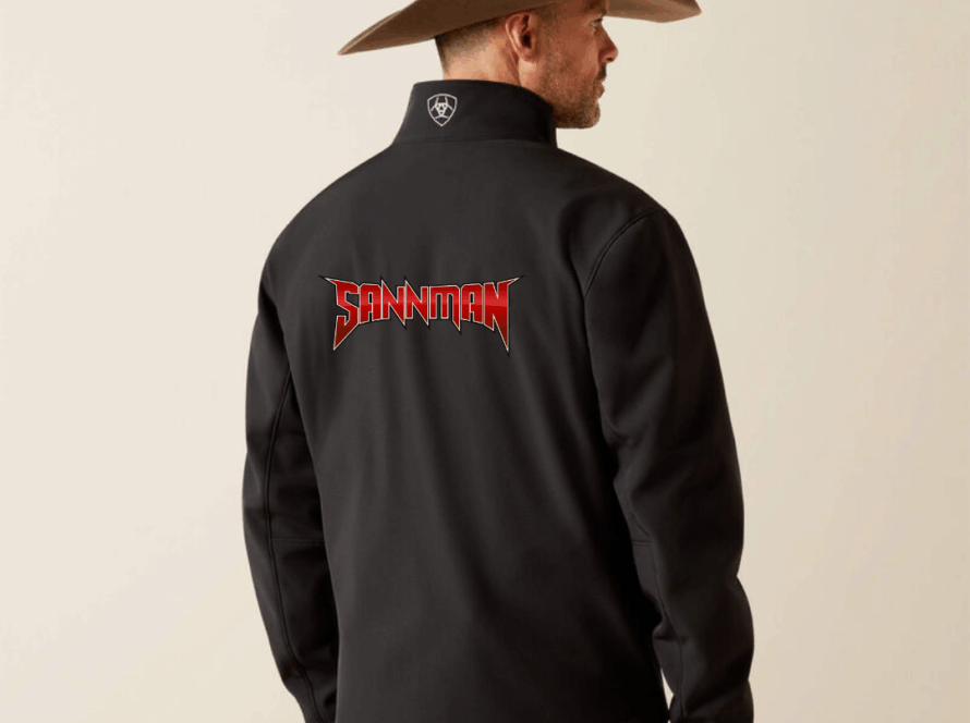 Custom Embroidered ARIAT Mens Soft Shell Jacket